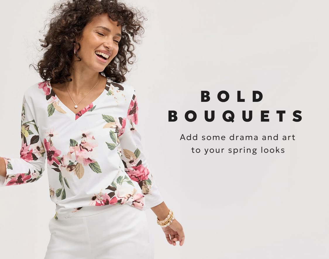 Bold floral outfits