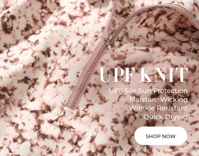 UPF Knit Zenergy pieces