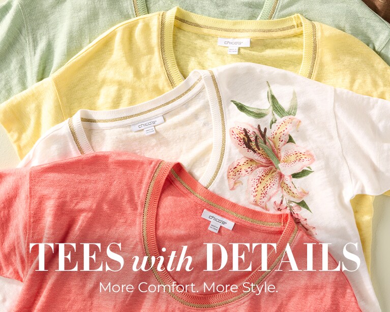 Tees with details