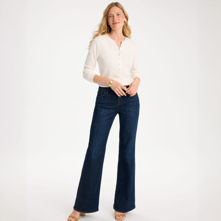 Flare leg denim