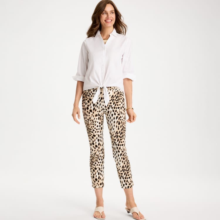 Slim leg pants