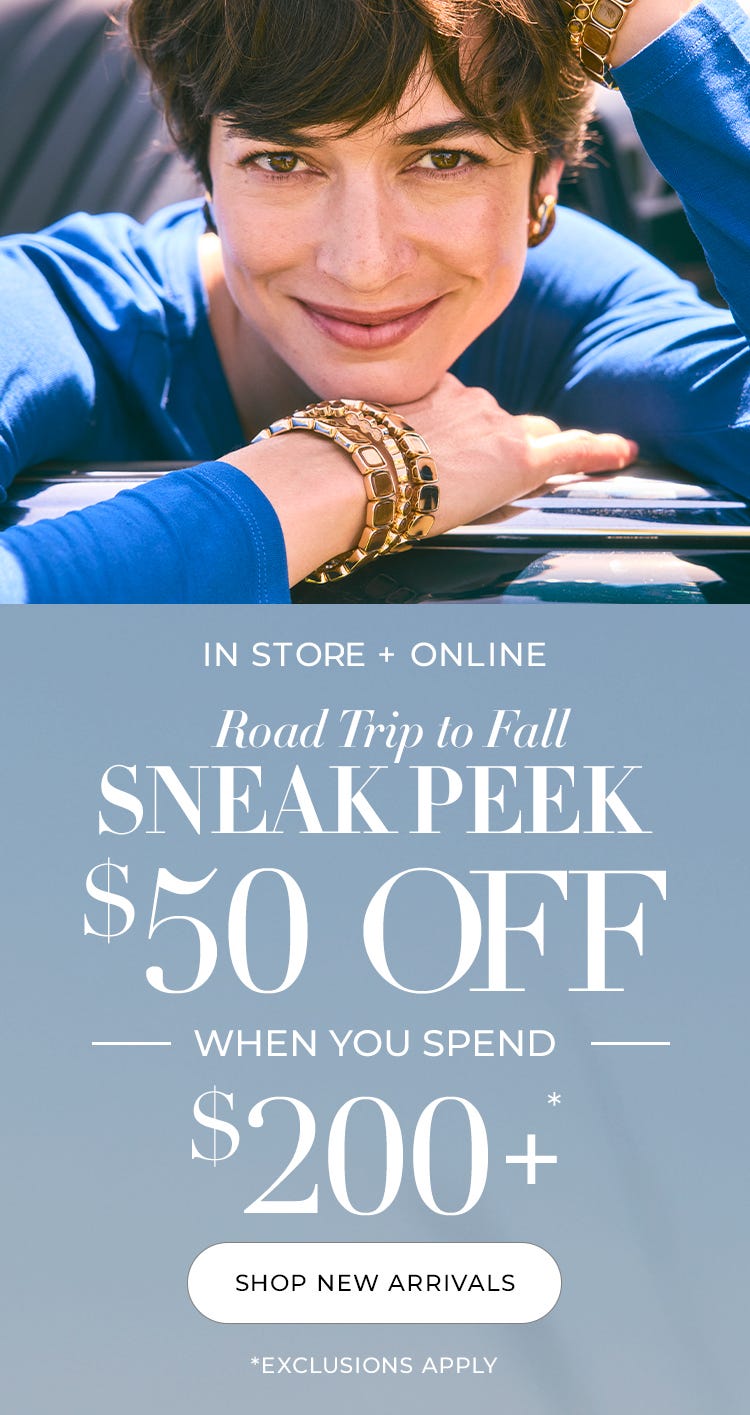 $50 off when you spend $200 or more