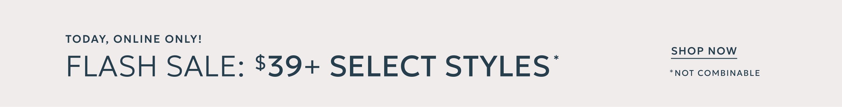 $39 select styles