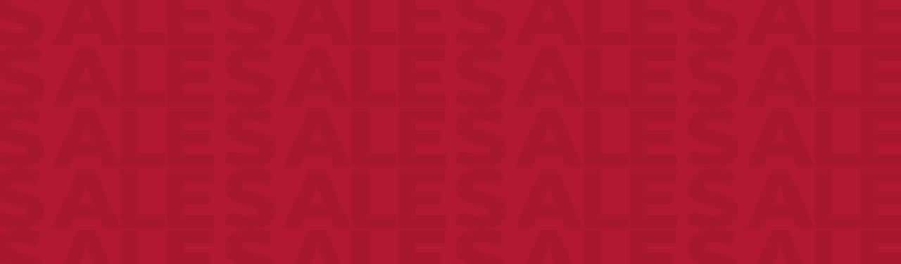 Red background with "SALE" repeated across the image
