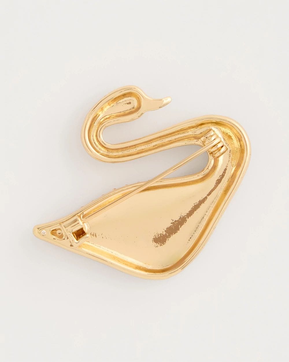 Sparkling Swan Brooch click to view larger image.