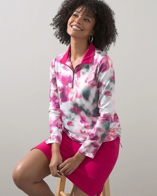 Zenergy UPF Leaves Bungee Pullover