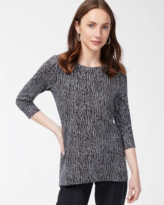 Zenergy French Terry Print Tunic