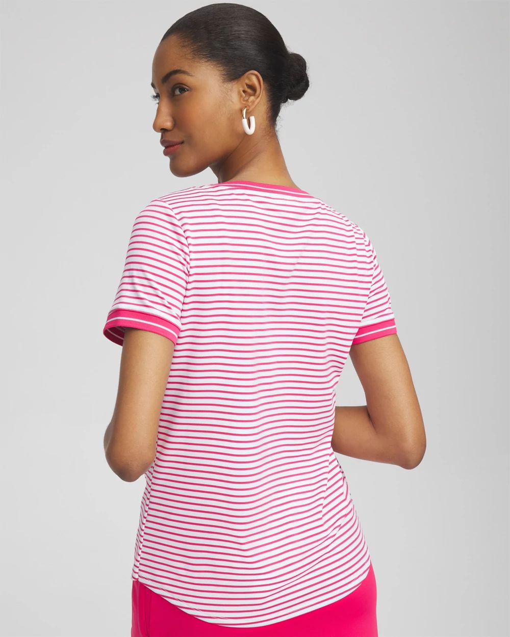 Zenergy® UPF Knit Stripe Tee