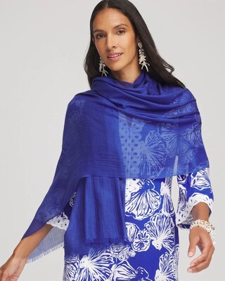 Lightweight Cashmere-Blend Wrap