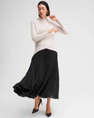 Black Label Release Pleat Skirt