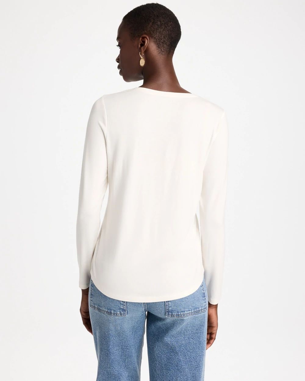Touch of Cool™ V-Neck Layering Tee click to view larger image.