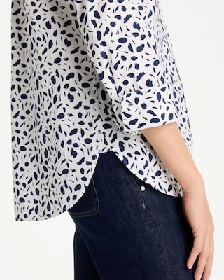 No Iron™ Stretch Printed Shirt click to view larger image.