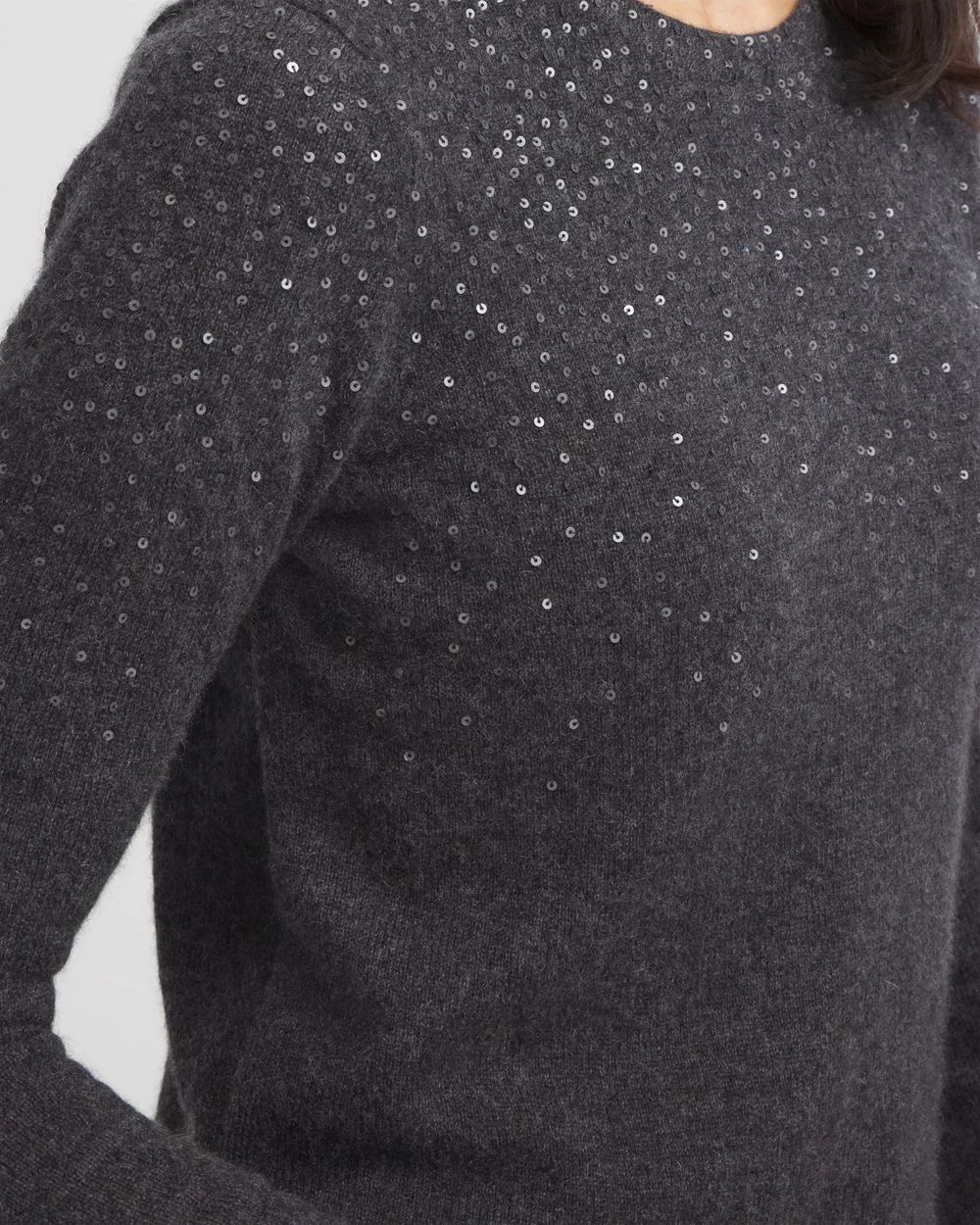 Cashmere Sequin Sweater