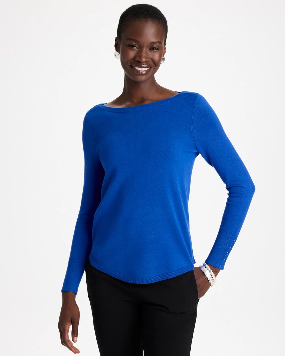Ella Bateau Pullover Sweater