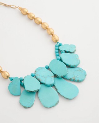Chico's Originals Statement Bib Necklace click to view larger image.