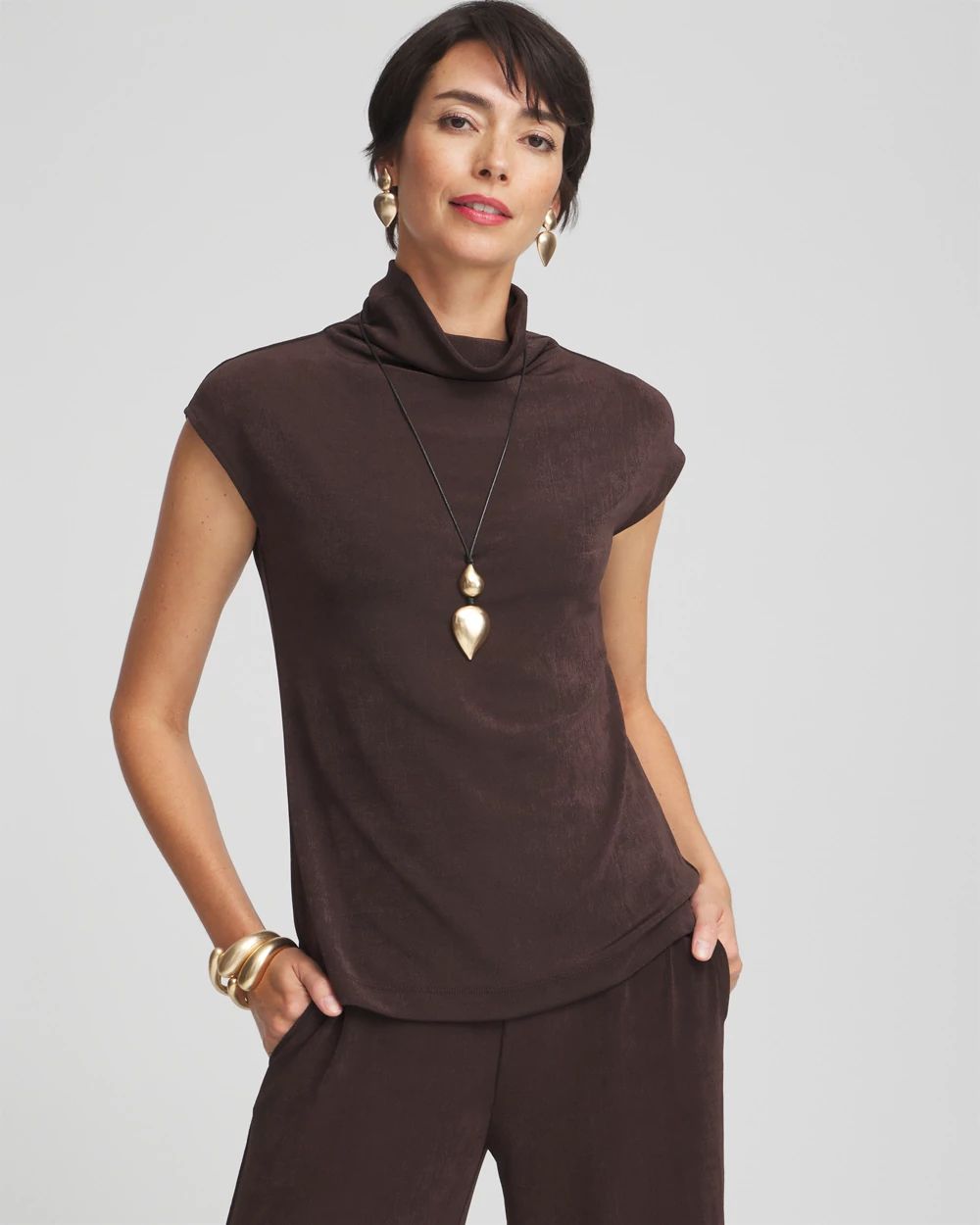 Travelers™ Mock Neck Top