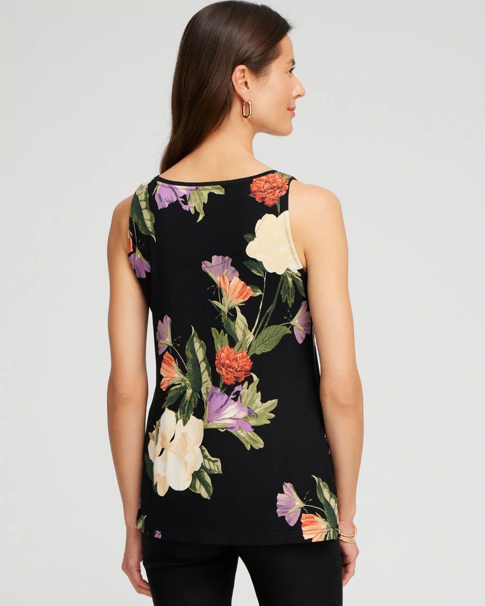 Touch of Cool™ Floral Polished Tank