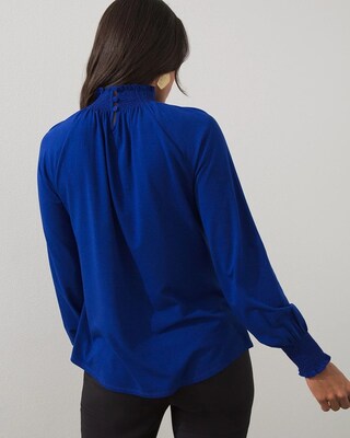Touch of Cool Gathered Neck Top