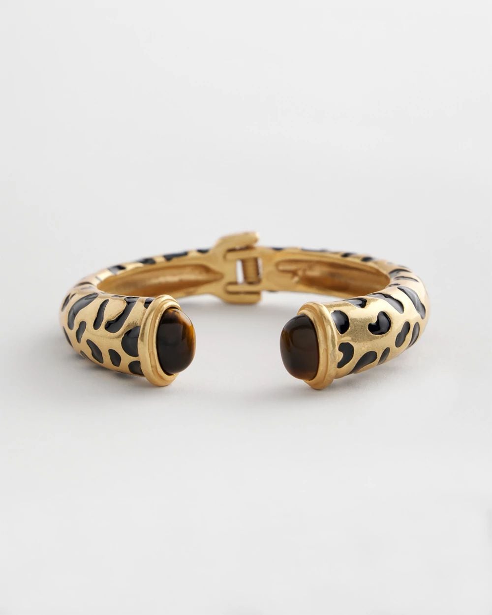 Chico's Originals Animal Print Hinge Cuff Bracelet