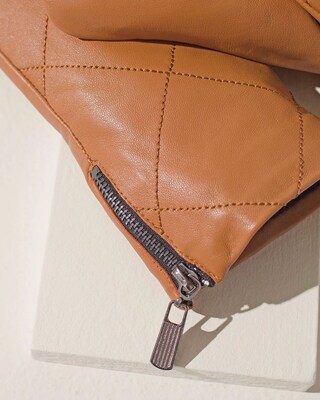 Cognac Leather Gloves