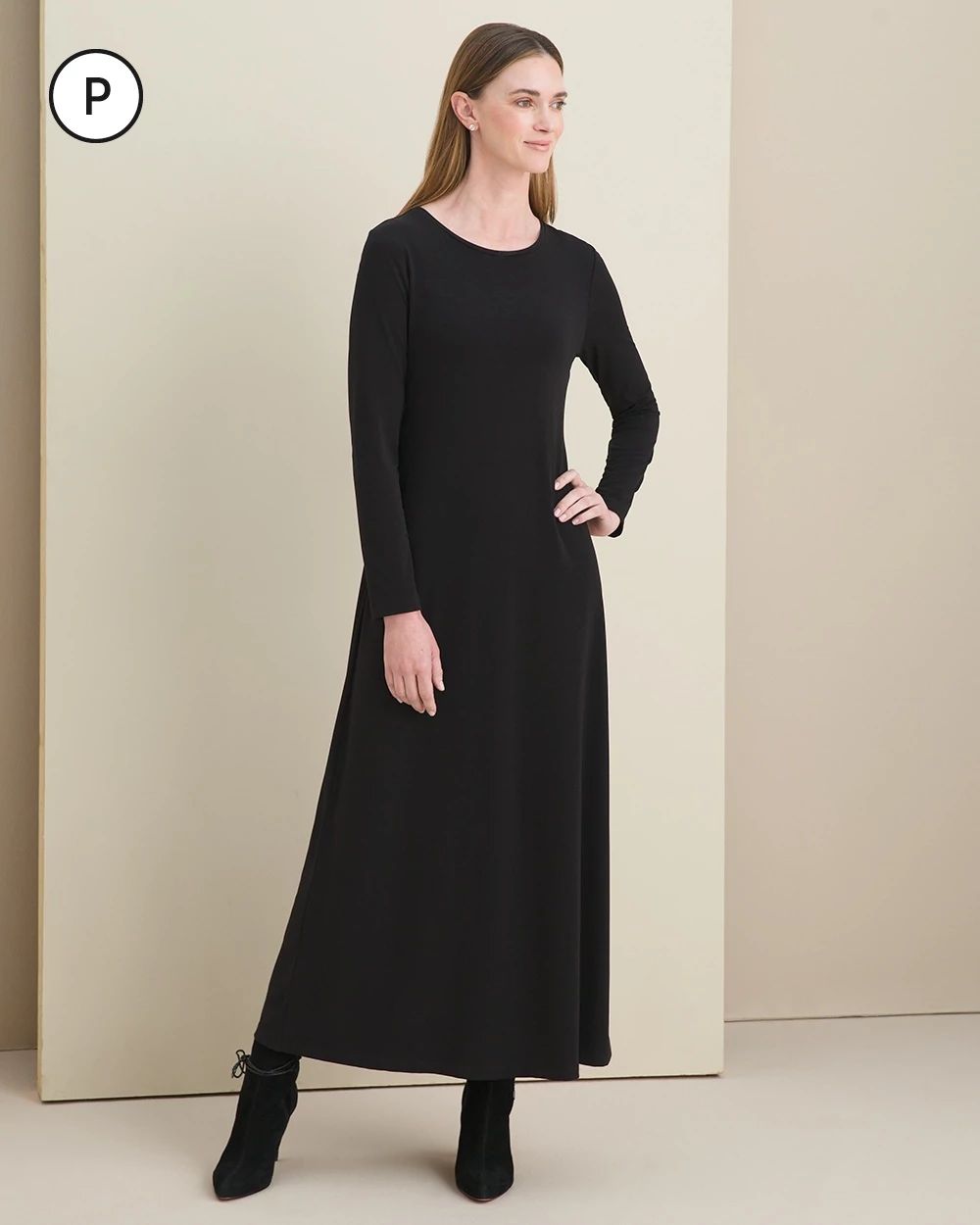 Easy Chic Petite Knit Column Dress
