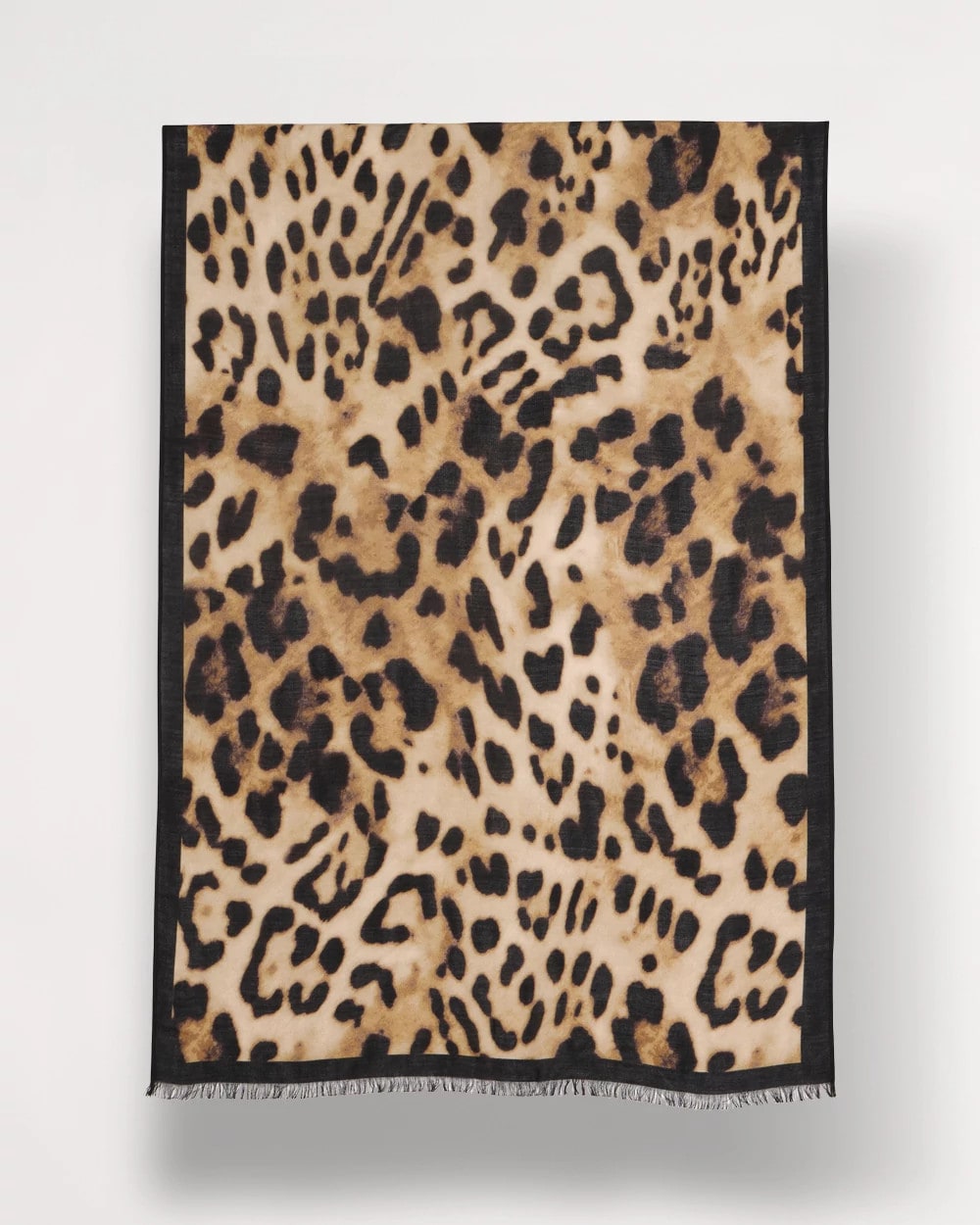 Animal Print Oblong Scarf