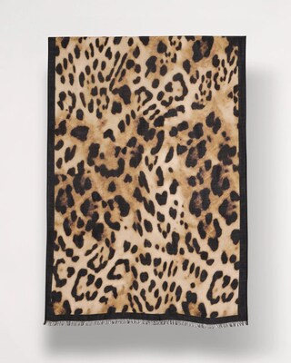 Animal Print Oblong Scarf click to view larger image.