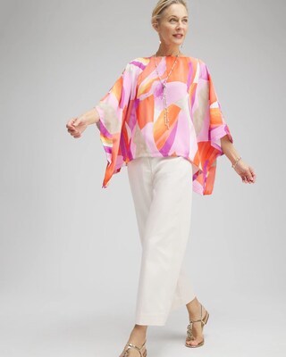 Abstract Print Poncho click to view larger image.