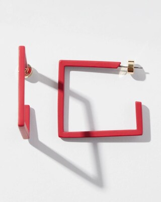 Red Square Hoops