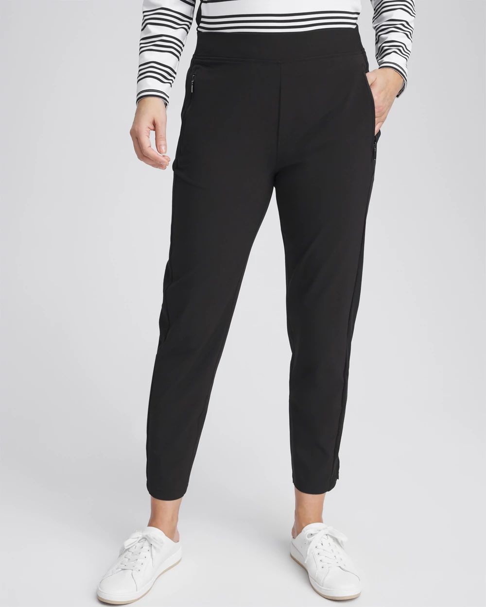 Zenergy® UPF Ribbed Side Ankle Pants