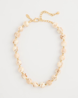 Marbled Resin Necklace