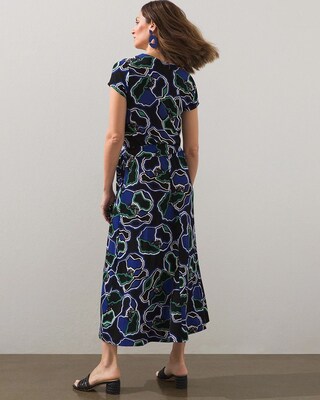 Travelers Floral Wrap Dress