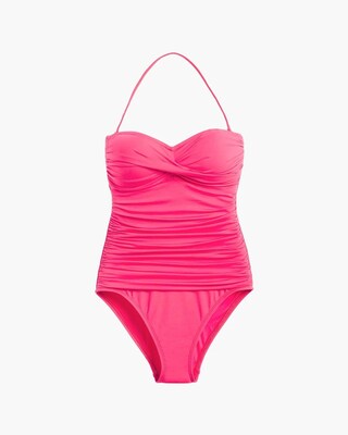 La Blanca Bandeau One-Piece Swimsuit