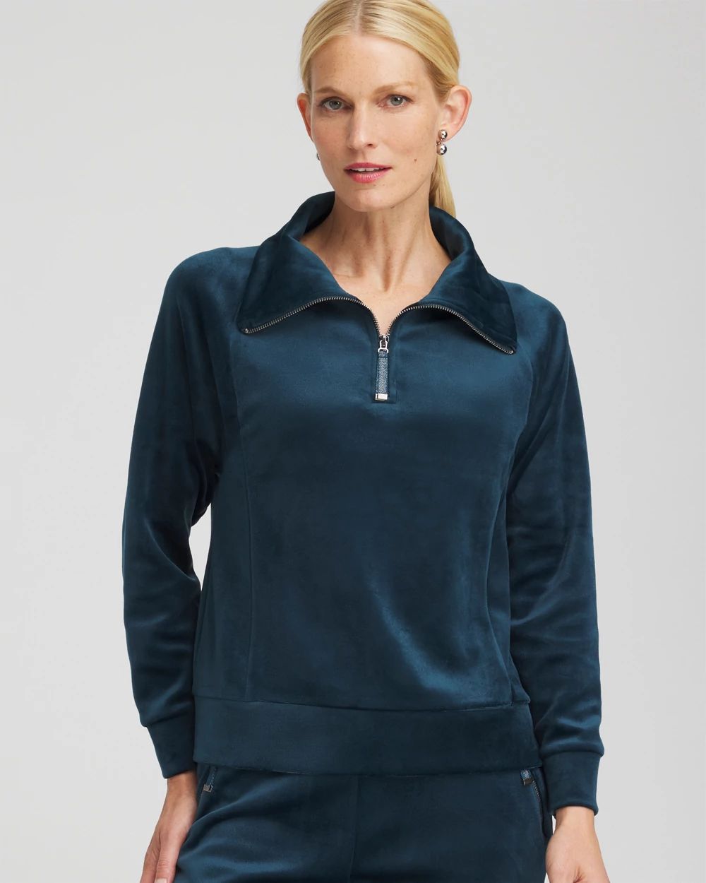 Zenergy® Scuba Velour Pullover