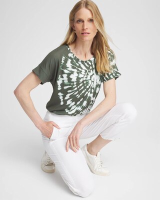 Zenergy® Placed Tie Dye Tee click to view larger image.