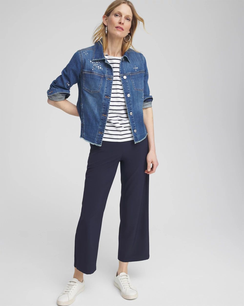 Zenergy® UPF Knit Stripe Dolman Top