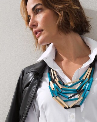 Short Multistrand Necklace