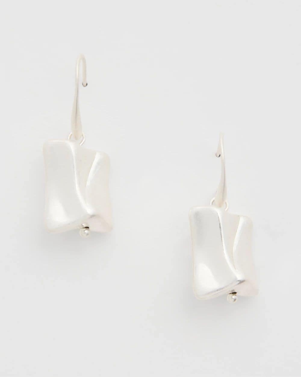 Mixed Metal Drop Earrings