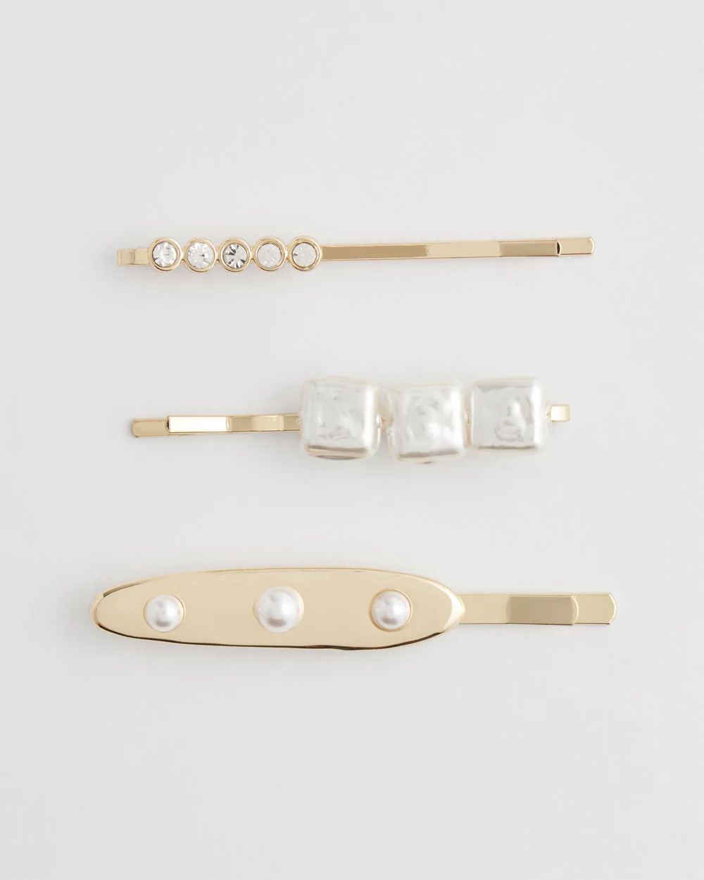 Faux Pearl Hair Pins Set of 3