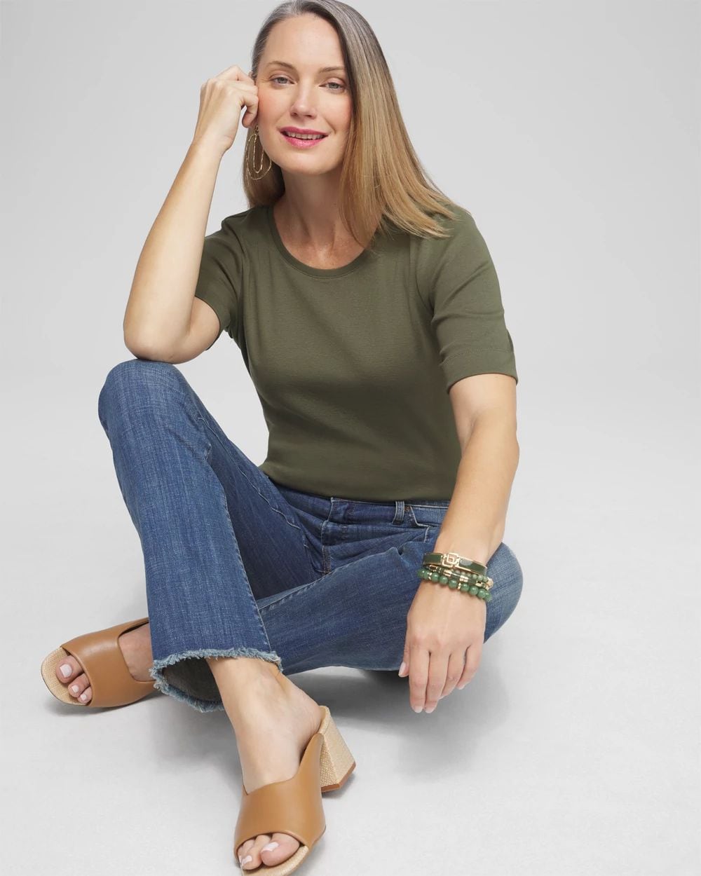 Everyday Elbow Sleeve Tee