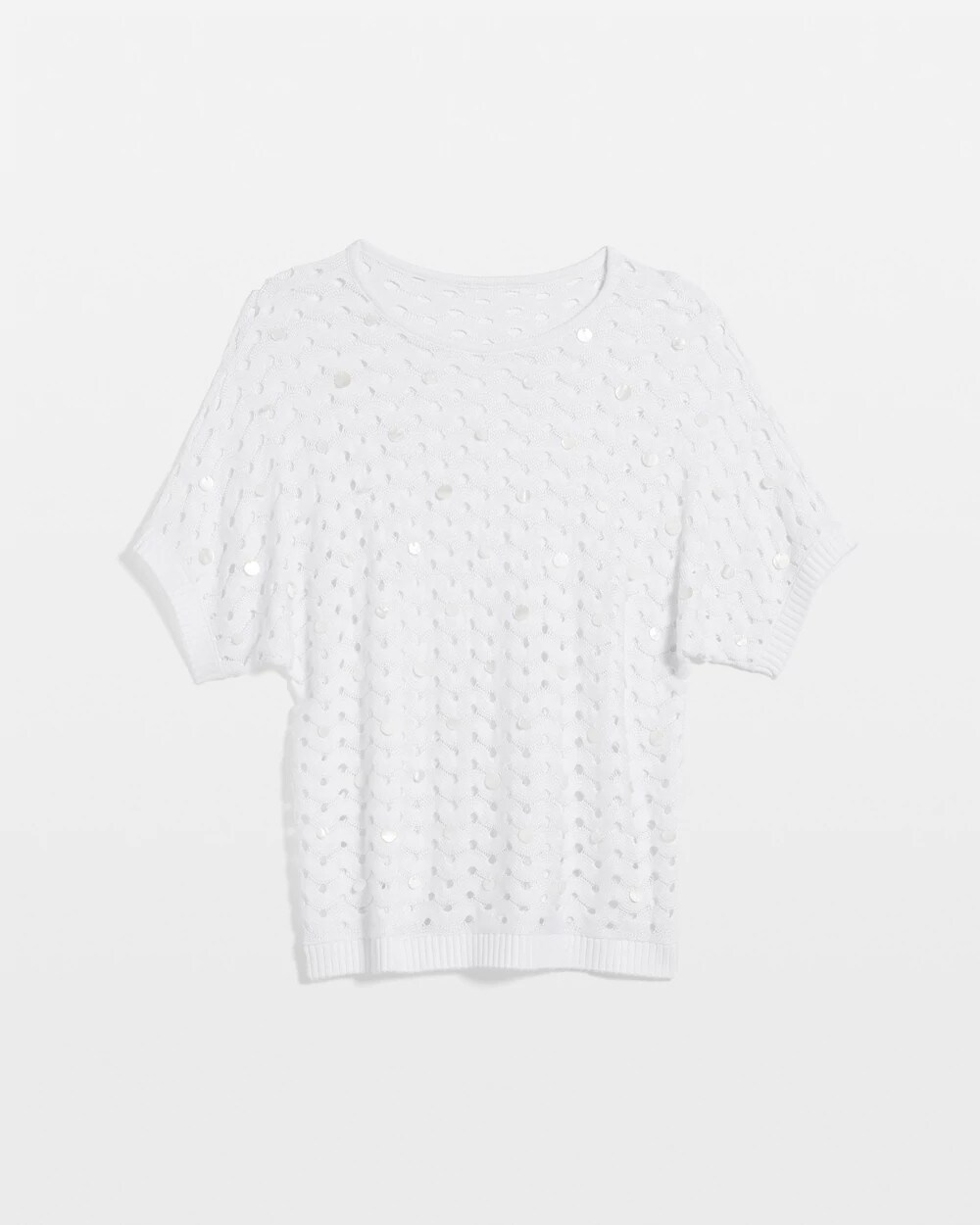 Dolman Pointelle Sweater