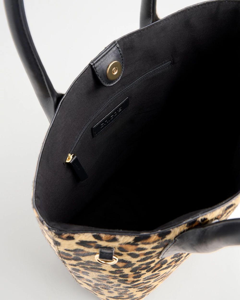 Leopard Hair Calf Tote Bag click to view larger image.