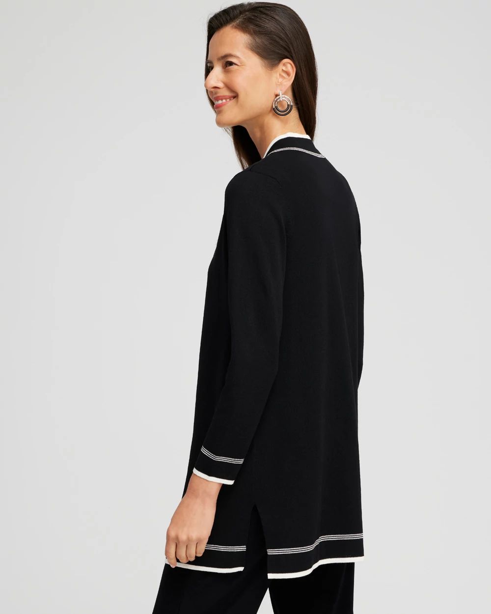 Travelers™ Collection Contrast Border Cardigan