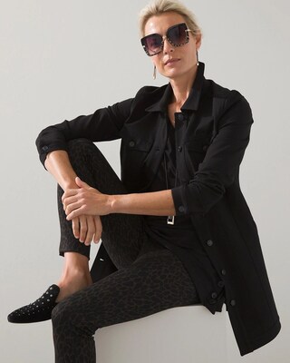 Elongated Ponte Jacket