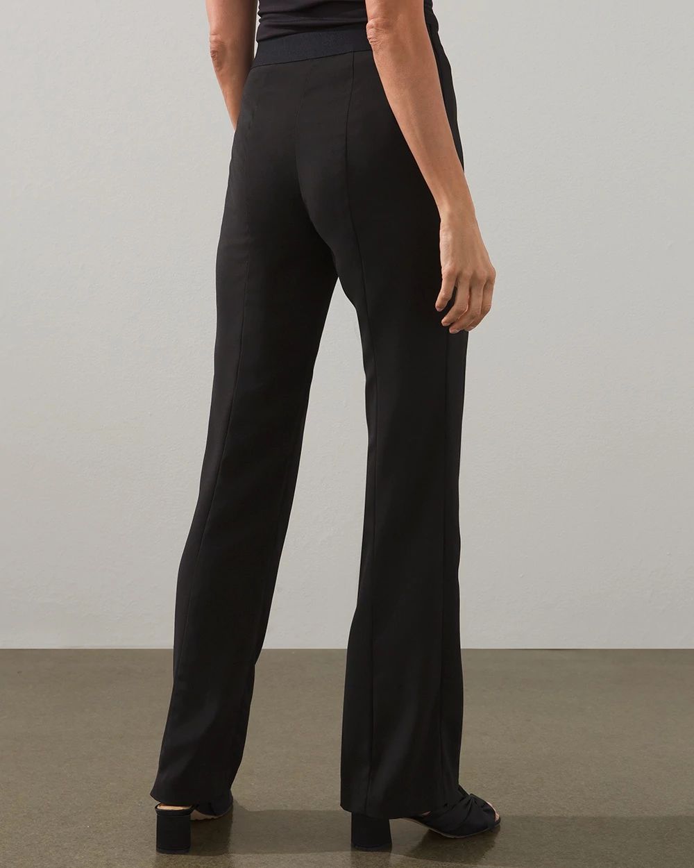 Black Label Crepe Flow Pants