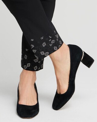 Brigitte Leopard Studs Ankle Pants click to view larger image.
