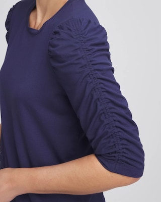 Touch of Cool™ Ruched Sleeve Tee click to view larger image.