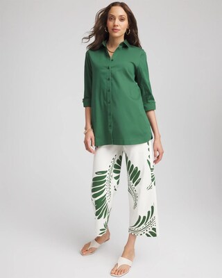 No Iron™ Classic Button Down Tunic click to view larger image.