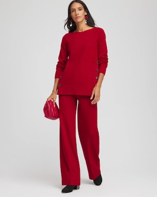 Ella Button Tunic Sweater click to view larger image.
