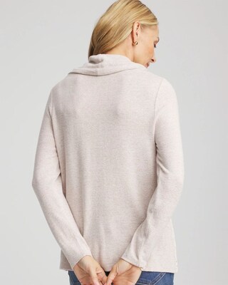 Lace Hem Cowlneck Top click to view larger image.